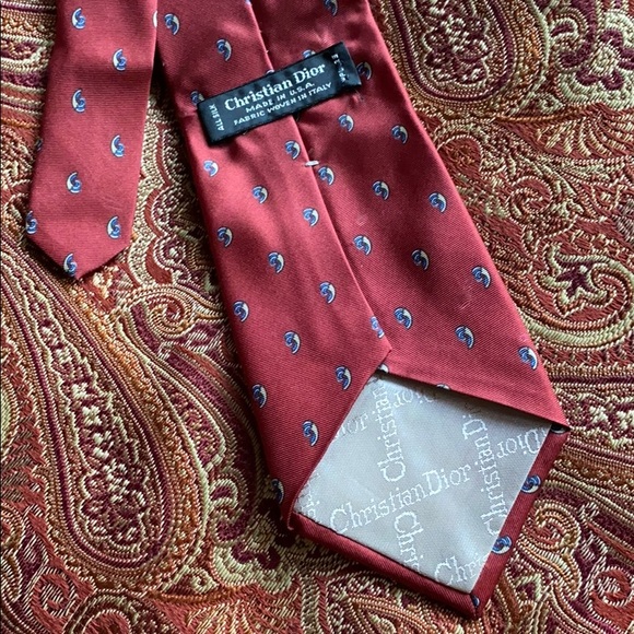 Men’s Christian Dior silk tie - Picture 3 of 4